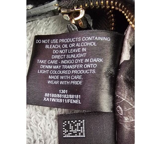 Ted Baker Leather Lined Travel Crossbody Purse Bag Women Small Black - Picture 13 of 16